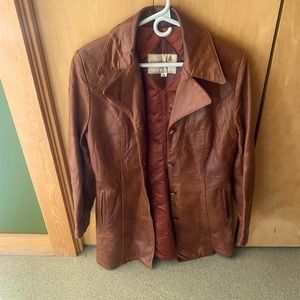 Charley’s Leather women’s leather jacket size 14